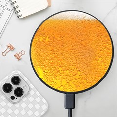 Beer Bubbles Pattern Wireless Fast Charger(black)