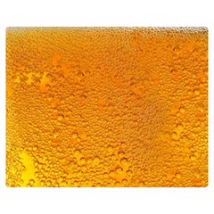 Beer Bubbles Pattern Premium Plush Fleece Blanket (medium)