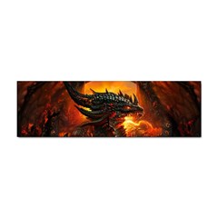 Dragon Fire Fantasy Art Sticker (bumper)