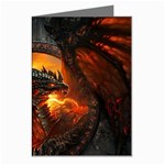 Dragon Fire Fantasy Art Greeting Cards (Pkg of 8) Left