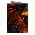 Dragon Fire Fantasy Art Greeting Cards (Pkg of 8) Right