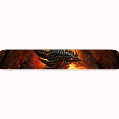 Dragon Fire Fantasy Art Small Bar Mat