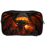 Dragon Fire Fantasy Art Toiletries Bag (Two Sides) Front