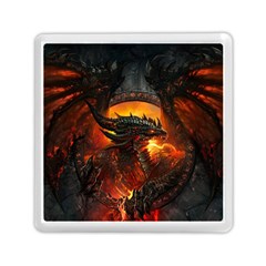 Dragon Fire Fantasy Art Memory Card Reader (square)