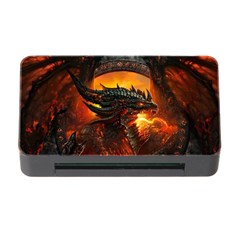 Dragon Fire Fantasy Art Memory Card Reader With Cf