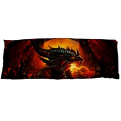 Dragon Fire Fantasy Art Body Pillow Case (dakimakura)