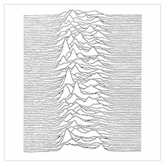 Joy Division Unknown Pleasures Lightweight Scarf  by Maspions