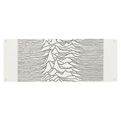 Joy Division Unknown Pleasures Banner And Sign 8  X 3  by Maspions