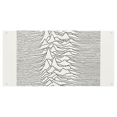 Joy Division Unknown Pleasures Banner And Sign 8  X 4  by Maspions