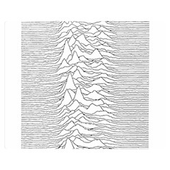 Joy Division Unknown Pleasures Premium Plush Fleece Blanket (medium) by Maspions