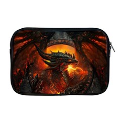 Dragon Fire Fantasy Art Apple Macbook Pro 17  Zipper Case