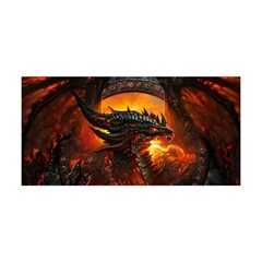 Dragon Fire Fantasy Art Yoga Headband