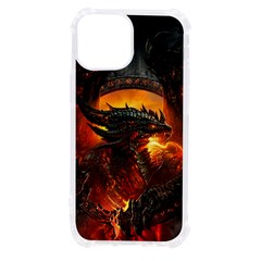 Dragon Fire Fantasy Art Iphone 13 Mini Tpu Uv Print Case by Maspions