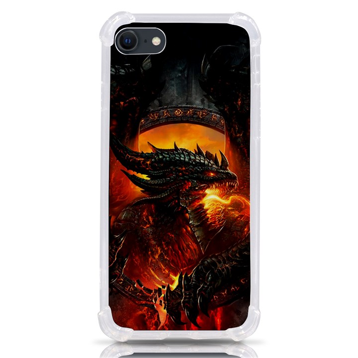 Dragon Fire Fantasy Art iPhone SE