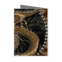 Fantasy Dragon Pentagram Mini Greeting Cards (pkg Of 8)