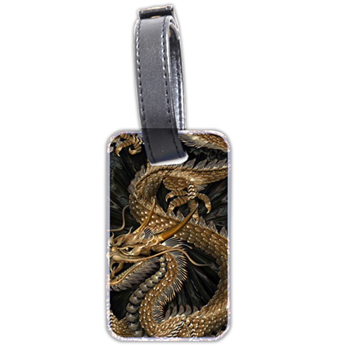 Fantasy Dragon Pentagram Luggage Tag (two sides)