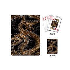 Fantasy Dragon Pentagram Playing Cards Single Design (mini)