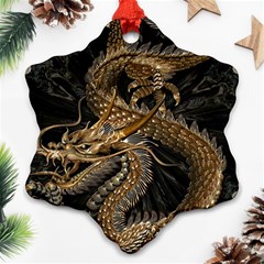 Fantasy Dragon Pentagram Ornament (snowflake)