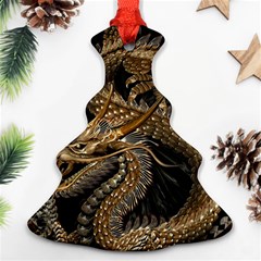 Fantasy Dragon Pentagram Ornament (christmas Tree) 