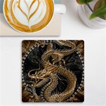 Fantasy Dragon Pentagram UV Print Square Tile Coaster  Front