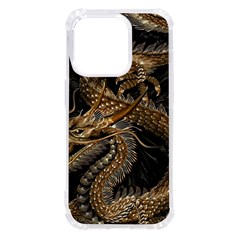 Fantasy Dragon Pentagram Iphone 14 Pro Tpu Uv Print Case