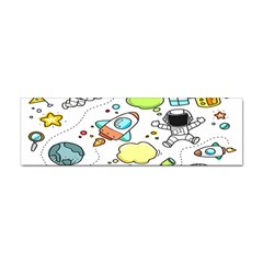 Sketch Cartoon Space Set Sticker Bumper (10 Pack) by Hannah976