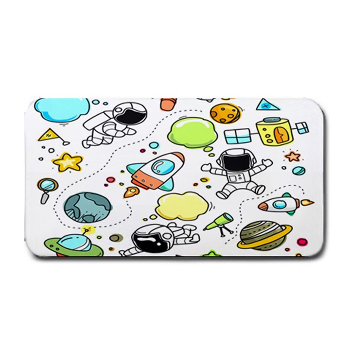 Sketch Cartoon Space Set Medium Bar Mat