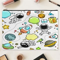 Sketch Cartoon Space Set Cosmetic Bag (xxxl) by Hannah976