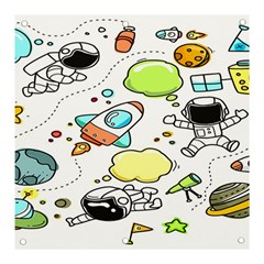 Sketch Cartoon Space Set Banner And Sign 3  X 3  by Hannah976