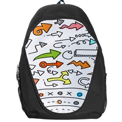 Desktop Pattern Art Graphic Design Backpack Bag by Hannah976