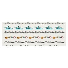 Decoration Element Style Pattern Banner And Sign 8  X 3  by Hannah976