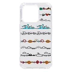 Decoration Element Style Pattern Iphone 14 Pro Tpu Uv Print Case by Hannah976