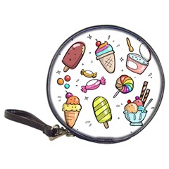 Doodle Cartoon Drawn Cone Food Classic 20-cd Wallets by Hannah976