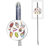 Doodle Cartoon Drawn Cone Food Book Mark Front