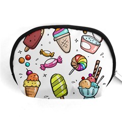 Doodle Cartoon Drawn Cone Food Accessory Pouch (medium) by Hannah976