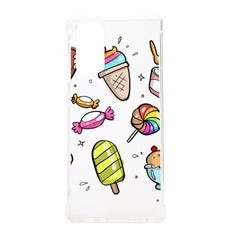 Doodle Cartoon Drawn Cone Food Samsung Galaxy Note 20 Tpu Uv Case