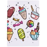 Doodle Cartoon Drawn Cone Food A4 Acrylic Clipboard Back