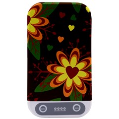 Floral Hearts Brown Green Retro Sterilizers by Hannah976