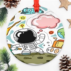 Sketch Cute Child Funny Ornament (round) by Hannah976