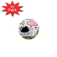 Sketch Cute Child Funny 1  Mini Buttons (10 Pack)  by Hannah976