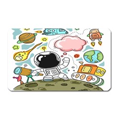 Sketch Cute Child Funny Magnet (rectangular) by Hannah976