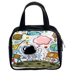 Sketch Cute Child Funny Classic Handbag (two Sides) by Hannah976