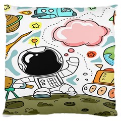 Sketch Cute Child Funny Large Cushion Case (one Side) by Hannah976