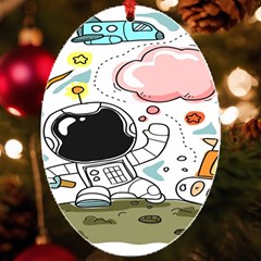 Sketch Cute Child Funny Uv Print Acrylic Ornament Oval