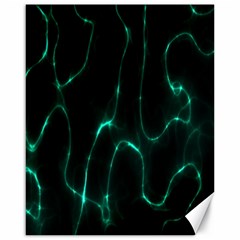 Green Pattern Background Abstract Canvas 16  X 20 