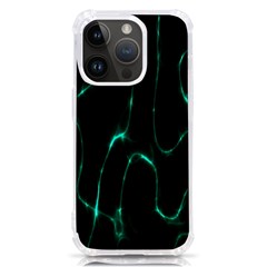 Green Pattern Background Abstract Iphone 14 Pro Tpu Uv Print Case by Hannah976