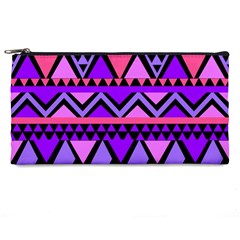 Seamless Purple Pink Pattern Pencil Case by Hannah976