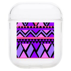 Seamless Purple Pink Pattern Soft Tpu Airpods 1/2 Case by Hannah976