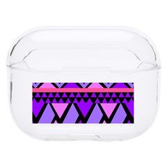 Seamless Purple Pink Pattern Hard Pc Airpods Pro Case by Hannah976