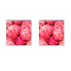 Mosaic Structure Pattern Background Cufflinks (square) by Hannah976